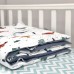 Постельное белье в кроватку Маленькая Соня - Baby Design Dino синий поплин