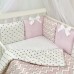 Постельное белье в кроватку Маленькая Соня - Shine розовый (7 предметов)