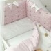 Постельное белье в кроватку Маленькая Соня - Happy Baby розовый (7 предметов)
