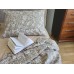 Постільна білизна Комфорт-Текстиль Троянда оливова Duo ранфорс гофре (жатка) євро 200x220
