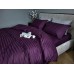 Постільна білизна Комфорт-Текстиль - Stripe Premium Purple Foam 2X2См страйп-сатин двоспальна  180x215