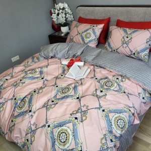 Постельное белье Комфорт-Текстиль - Иллюзия сатин двухспальный 180x215