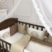 Постільна білизна в ліжечко Маленька Соня - Royal шоколадний (7 предметів)