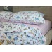 Постельное белье Комфорт-Текстиль - Единорог розовый фланель двухспальный 180x215