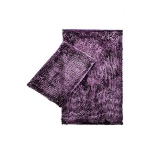 Набір килимків Izzihome Lilo - Purple фіолетовий 40*60 и 60*100