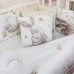 Постельное белье в кроватку Маленькая Соня - Magic Зайка золото (7 предметов)