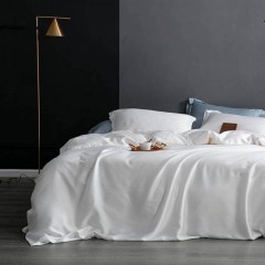 Постельное белье Комфорт-Текстиль - Premium White сатин двухспальный 180x215