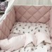 Постельное белье в кроватку Маленькая Соня - Baby Mix Перо пудра (6 предметов)