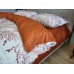 Постельное белье Комфорт-Текстиль Мираж теракот cotton двухспальный на резинке