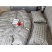 Постільна білизна Комфорт-Текстиль - Scotland Beige cotton двоспальний  180x215