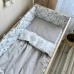 Постельное белье в кроватку Маленькая Соня - Baby Dream Stars голубой (6 предметов)