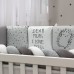 Постельное белье в кроватку Маленькая Соня - Art Design Ёжик (6 предметов)