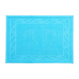 Полотенце для ног Hayal 50x70 голубой аква 700 г/м²