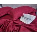 Постельное белье Комфорт-Текстиль Multi Stripe Wine cтрайп-сатин двухспальный на резинке