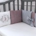 Постільна білизна в ліжечко Маленька Соня - Royal пудра (7 предметів)