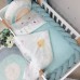 Постільна білизна в ліжечко Маленька Соня - Веселковий Одноріг (7 предметів)