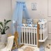 Постельное белье в кроватку Маленькая Соня - Happy Night Ретро машинки голубые (6 предметов)