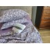 Постельное белье Комфорт-Текстиль Роза фиолет Duo ранфорс гофре (жатка) двухспальный на резинке
