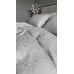 Постільна білизна Комфорт-Текстиль - Jacquard Porto Grey сатин-жаккард сімейна 145x215 (2 шт)