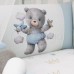 Дитяча постільна білизна в ліжечко Маленька Соня - Kids Toys Мишка синій (7 предметів)