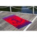 Рушник Lotus пляжний - Anchor New червоний 75x150 велюр