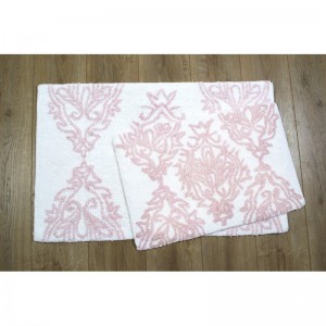 Набор ковриков в ванную Irya - Juana g.kurus розовый 55*85 и 40*60