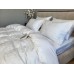 Постельное белье Комфорт-Текстиль - Jacquard Caspe White сатин-жаккард двухспальный 180x215