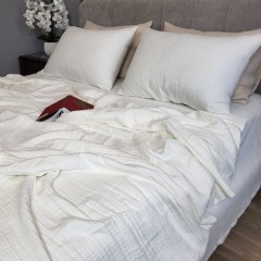 Постельное белье Комфорт-Текстиль Ivory муслин двухспальный 180x215