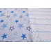 Постельное белье Комфорт-Текстиль - Звездный Синий поплин полуторный 145x215