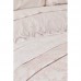 Постільна білизна з покривалом піке Karaca Home - Carla pudra 2019-2 євро