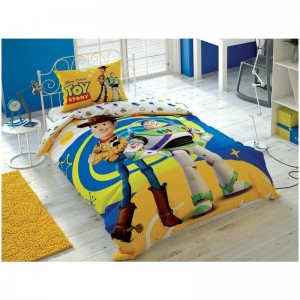 Детское постельное белье TAC - Disney Toy Story 4 полуторный на резинке