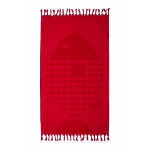 Полотенце Barine - Fish Red красный 50x90