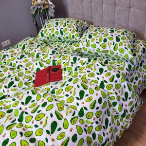 Постельное белье Комфорт-Текстиль - Авокадо фланель двухспальный 180x215