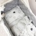 Постельное белье в кроватку Маленькая Соня - Baby Mix Овечки (6 предметов)