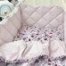 Постельное белье в кроватку Маленькая Соня - Baby Mix Лила Цветы (6 предметов)