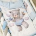 Дитяча постільна білизна в ліжечко Маленька Соня - Kids Toys Мишка синій (7 предметів)