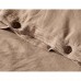 Льняное постельное белье Agora Sand Bej Buldans евро