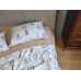 Постельное белье Комфорт-Текстиль - Мишка беж фланель двухспальный 180x215