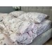 Постільна білизна Комфорт-Текстиль Ніженка рожева ранфорс гофре (жатка) двоспальна  180x215