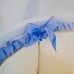 Постельное белье в овальную кроватку Маленькая Соня - Mon Amie голубой (7 предметов)
