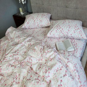 Постільна білизна Комфорт-Текстиль - Фламенко cotton linen сімейна 145x215 (2 шт)