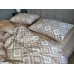 Постільна білизна Комфорт-Текстиль Орнамент беж cotton євро 200x220