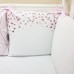 Постельное белье в кроватку Маленькая Соня - Art Design Геометрия Розовая (6 предметов)