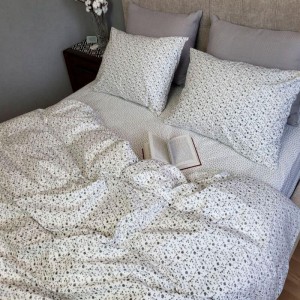 Постільна білизна Комфорт-Текстиль - Гармонія cotton linen полуторна 145x215