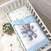 Постельное белье в кроватку Маленькая Соня - Kids Toys голубой поплин