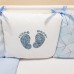 Постельное белье в кроватку Маленькая Соня - Art Design Геометрия Голубая (6 предметов)