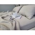 Постельное белье Комфорт-Текстиль - Warm Grey муслин полуторное на резинке