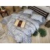 Постільна білизна Комфорт-Текстиль Muscat Gray сатин Premium двоспальний  180x215