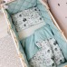 Постельное белье в кроватку Маленькая Соня - Baby Mix Bambi с друзьями (6 предметов)