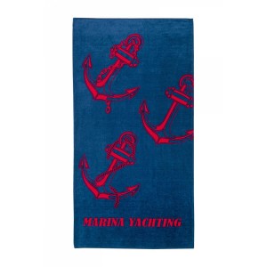 Полотенце Lotus пляжное - Marina Yachting 75x150 велюр